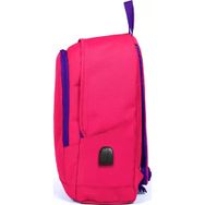 Coral High 23235 K97 Sport Neon Mercan Üç Bölmeli Usb Şarjlı Kulaklık Çıkışlı Sırt Çantası