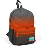 Coral High 23548 Minik Gri Turuncu Renk Geçişli Iki Bölmeli Yuva Sırt Çantası