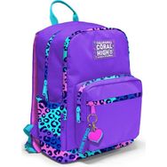 Coral High 23632 Mor Leopar Desenli Okul Sırt Çantası