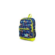 Coral High 23726 K74 Kids Lacivert Neon Sarı Monster Desenli Dört Bölmeli Okul Sırt Çantası