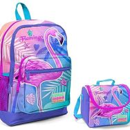 Coral High Flamingo Baskılıı Kız Çocuk İlkokul Çantası ve Beslenme Seti