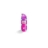 Coral High Kids Kalp Desenli Pipetli 600 ml Alüminyum Matara
