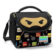 Coral High Kids Siyah Ninja Desenli Thermo Beslenme Çantası