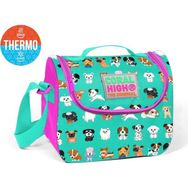 Coral High Kids Su Yeşili Köpek Desenli Thermo Beslenme Çantası