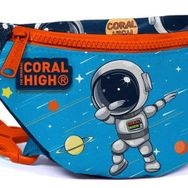 Coral High Mavi Turuncu Astronot Erkek Çocuk Günlük Bel Çantası