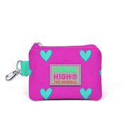 Coral High Pembe Kız Çocuk 21727 Kids Kalp Desenli Bozuk Para Çantası