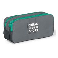 Coral High Sport İki Gözlü Açık Gri Kalem Çantası