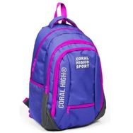 Coral High Sport Mor Ortaokul ve Günlük Sırt Çantası (Beyaz) Okul Çantası