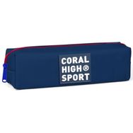 Coral High Sport Tek Bölmeli Lacivert Kalem Kutusu