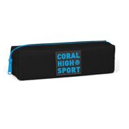 Coral High Sport Tek Bölmeli Siyah-Mavi Kalem Kutu