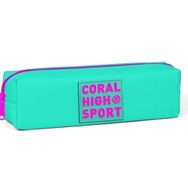 Coral High Sport Tek Bölmeli Yeşil Kalem Kutusu