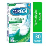 Corega 3 Dakikada Diş Protezi Temizleyici 30'lu Tablet
