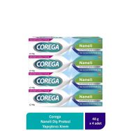 Corega Naneli 4x40 gr Diş Protezi Yapıştırıcı Krem