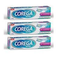 Corega Tat İçermez 3x40 gr Diş Protezi Yapıştırıcı Krem