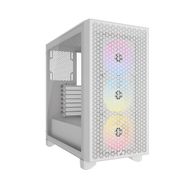 Corsair CC-9011256-WW iCUE 3000D 3xAR120 RGB AIRFLOW Temperli Cam Mid-Tower Beyaz Gaming Kasa