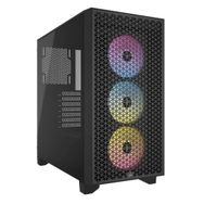 Corsair CC-9020161-EU iCUE 3000D Airflow RGB 750 W Bronze Temperli Cam Mid Tower Siyah Gaming Kasa