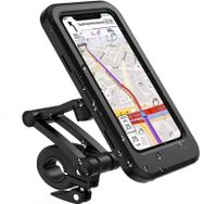 Cosmostech Motosiklet Bisiklet Su Geçirmez 360° Ayarlanabilir Telefon Tutucu Navigasyon Stand