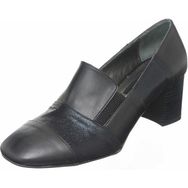 Costo Shoes 15118 Siyah Cilt Büyük Numara Kadın Topuklu Ayakkabı