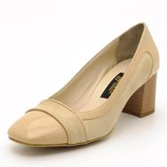 Costo Shoes 5675 Krem Kadın Topuklu Ayakkabı