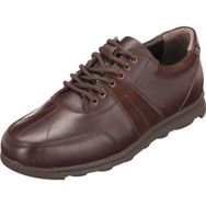 Costo Shoes AG9003 Kahve Büyük Numara Dana Derisi Rahat Geniş Kalıp Erkek Spor Ayakkabı