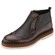 Costo Shoes AGS4007 Kahve Açma Deri Hafif Rahat Eva Taban Geniş Kalıp Premium Serisi Erkek Bot