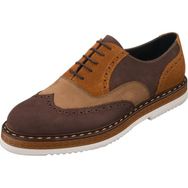Costo Shoes ALP23 Kahve Nubuk Kum Nubuk Deri Hafif Rahat Eva Taban Rahat Geniş Kalıp Premium Serisi Erkek Ayakkabı
