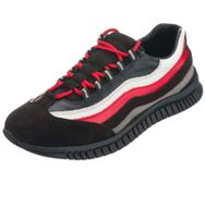 Costo Shoes Amex 45-46-47-48-49-50 Siyah Büyük Numara Dana Derisi Rahat Geniş Kalıp Erkek Vip Spor Ayakkabı