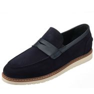 Costo Shoes AYL1112 45-46-47-48-49-50 Lacivert Süet Termo Taban 4 Mevsim Büyük Numara Üst Kalite Erkek Ayakkabısı