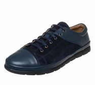 Costo Shoes EU1840 Lacivert Nubuklıu 4 Mevsim Büyük Numara Üst Kalite Erkek Ayakkabısı