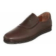 Costo Shoes EU6011 Kahverengi Deri Kauçuk Süspansiyonlu Tabanlı Erkek Ayakkabı