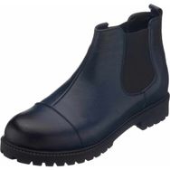 Costo Shoes GG1284 Lacivert Dana Derisi Rahat Geniş Kalıp Erkek Bot
