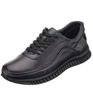 Costo Shoes GG1318 Siyah Dana Derisi Kauçuk Taban Rahat Geniş Kalıp Büyük Numara 4 Mevsim Erkek Ayakkabısı