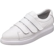 Costo Shoes GG3313 Beyaz Çift Katlı Termo Taban Üst Kalite Ekstra Rahat Kalıp Vip Deri Büyük Numara Erkek Spor Ayakkabı