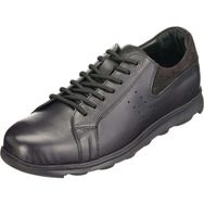 Costo Shoes GG8013 Siyah Dana Derisi Kauçuk Taban Rahat Geniş Kalıp Büyük Numara 4 Mevsim Erkek Ayakkabısı