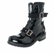 Costo Shoes K111-1 Siyah Rugan Kadın Bot