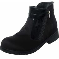 Costo Shoes K505-1 Siyah Süet Kadın Bot