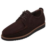 Costo Shoes KRT103 Kahverengi Dana Nubuk Derisi Üst Kalite Rahat Geniş Kalıp Büyük Numara Erkek Ayakkabı