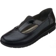 Costo Shoes N19512 Siyah Deri Büyük Numara Kadın Ayakkabı
