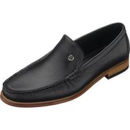 Costo Shoes NV02 Siyah Deri Microlight Hafif Taban Rahat Geniş Kalıp Premıum Serisi Erkek Ayakkabısı