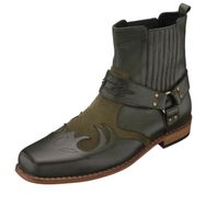 Costo Shoes NVN71 Haki Deri Termo Light Hafif Dayanıklı Taban Premium Serisi Üst Kalite Kovboy Erkek Bot