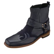 Costo Shoes NVN71 Lacivert Deri Termo Light Hafif Dayanıklı Taban Premium Serisi Üst Kalite Kovboy Erkek Bot