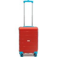 Cotpoly Home Copella 55 cm Kırmızı PP Polipropilen Kırılmaz Kabin Boy Valiz