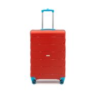 Cotpoly Home Copella PP Polipropilen ve Kırılmaz Büyük Boy 75 cm Kırmızı Valiz