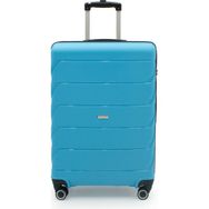 Cotpoly Home Copella PP Polipropilen ve Kırılmaz Büyük Boy 75 cm Mavi Valiz