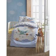 Cotton Box Air Plane Mavi Bebek Nevresim Takımı