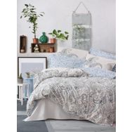 Cotton Box Alessi Bohem Mavi Çift Kişilik Nevresim Takımı Seti