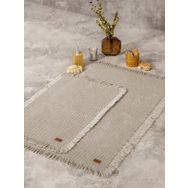 Cotton Box Bej 75x125+60x90 cm Klozet Takımı Bath Rug Set