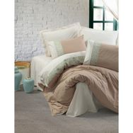 Cotton Box Brode Ranforce Beldon Vizon Çift Kişilik Nevresim Takımı