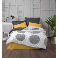 Cotton Box Dappled Modern Sarı Çift Kişilik Nevresim Takımı