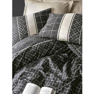 Cotton Box Dark Antre Bej Ranforce Çift Kişilik Nevresim Takımı